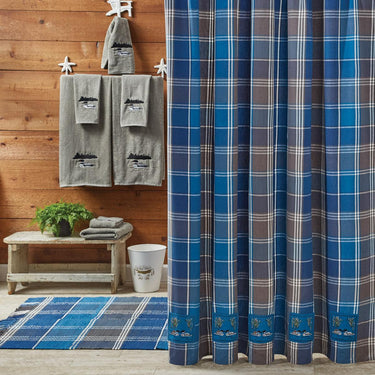 Rainy Lake Loon Shower Curtain - Park Designs - The Fox Decor